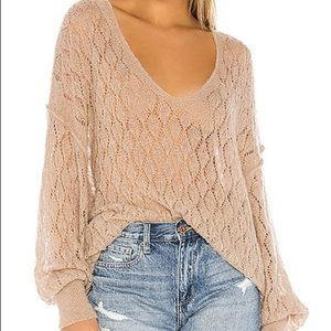 NEW! Free People Say Hello Oversized Sweater